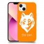 זאב כיסוי מגן קשיח בעיצוב אישי עם השם שלך ל Apple iPhone 13 יחידה אחת סקרין מובייל