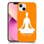 יוגה כיסוי מגן קשיח בעיצוב אישי עם השם שלך ל Apple iPhone 13 יחידה אחת סקרין מובייל