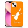 כינור כיסוי מגן קשיח בעיצוב אישי עם השם שלך ל Apple iPhone 13 יחידה אחת סקרין מובייל