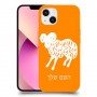 טלה כיסוי מגן קשיח בעיצוב אישי עם השם שלך ל Apple iPhone 13 יחידה אחת סקרין מובייל