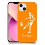 שחקן כדורגל כיסוי מגן קשיח בעיצוב אישי עם השם שלך ל Apple iPhone 13 יחידה אחת סקרין מובייל