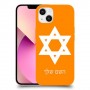 מגן דוד - ישראל כיסוי מגן קשיח בעיצוב אישי עם השם שלך ל Apple iPhone 13 יחידה אחת סקרין מובייל