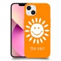 שמש כיסוי מגן קשיח בעיצוב אישי עם השם שלך ל Apple iPhone 13 יחידה אחת סקרין מובייל