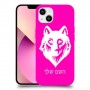 זאב כיסוי מגן קשיח בעיצוב אישי עם השם שלך ל Apple iPhone 13 יחידה אחת סקרין מובייל