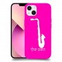 סקספון כיסוי מגן קשיח בעיצוב אישי עם השם שלך ל Apple iPhone 13 יחידה אחת סקרין מובייל