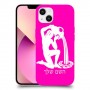 דלי כיסוי מגן קשיח בעיצוב אישי עם השם שלך ל Apple iPhone 13 יחידה אחת סקרין מובייל