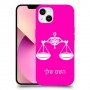 מאזניים כיסוי מגן קשיח בעיצוב אישי עם השם שלך ל Apple iPhone 13 יחידה אחת סקרין מובייל
