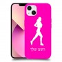 ג'וגלין - אישה כיסוי מגן קשיח בעיצוב אישי עם השם שלך ל Apple iPhone 13 יחידה אחת סקרין מובייל