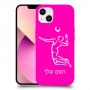 שחקן כדורעף כיסוי מגן קשיח בעיצוב אישי עם השם שלך ל Apple iPhone 13 יחידה אחת סקרין מובייל