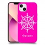 הגה - קפטן - ים כיסוי מגן קשיח בעיצוב אישי עם השם שלך ל Apple iPhone 13 יחידה אחת סקרין מובייל