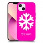 שלג כיסוי מגן קשיח בעיצוב אישי עם השם שלך ל Apple iPhone 13 יחידה אחת סקרין מובייל