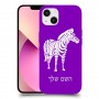 זברה כיסוי מגן קשיח בעיצוב אישי עם השם שלך ל Apple iPhone 13 יחידה אחת סקרין מובייל