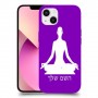 יוגה כיסוי מגן קשיח בעיצוב אישי עם השם שלך ל Apple iPhone 13 יחידה אחת סקרין מובייל