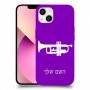 חצוצרה כיסוי מגן קשיח בעיצוב אישי עם השם שלך ל Apple iPhone 13 יחידה אחת סקרין מובייל