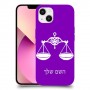 מאזניים כיסוי מגן קשיח בעיצוב אישי עם השם שלך ל Apple iPhone 13 יחידה אחת סקרין מובייל