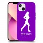 ג'וגלין - אישה כיסוי מגן קשיח בעיצוב אישי עם השם שלך ל Apple iPhone 13 יחידה אחת סקרין מובייל