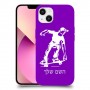 ילד סקייטבורד כיסוי מגן קשיח בעיצוב אישי עם השם שלך ל Apple iPhone 13 יחידה אחת סקרין מובייל