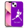 שחקן טניס כיסוי מגן קשיח בעיצוב אישי עם השם שלך ל Apple iPhone 13 יחידה אחת סקרין מובייל