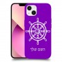 הגה - קפטן - ים כיסוי מגן קשיח בעיצוב אישי עם השם שלך ל Apple iPhone 13 יחידה אחת סקרין מובייל