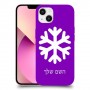 שלג כיסוי מגן קשיח בעיצוב אישי עם השם שלך ל Apple iPhone 13 יחידה אחת סקרין מובייל