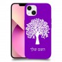 עץ כיסוי מגן קשיח בעיצוב אישי עם השם שלך ל Apple iPhone 13 יחידה אחת סקרין מובייל