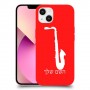סקספון כיסוי מגן קשיח בעיצוב אישי עם השם שלך ל Apple iPhone 13 יחידה אחת סקרין מובייל