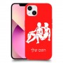 תאומים כיסוי מגן קשיח בעיצוב אישי עם השם שלך ל Apple iPhone 13 יחידה אחת סקרין מובייל