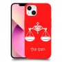 מאזניים כיסוי מגן קשיח בעיצוב אישי עם השם שלך ל Apple iPhone 13 יחידה אחת סקרין מובייל