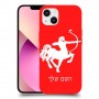 קשת כיסוי מגן קשיח בעיצוב אישי עם השם שלך ל Apple iPhone 13 יחידה אחת סקרין מובייל