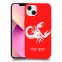 עקרב כיסוי מגן קשיח בעיצוב אישי עם השם שלך ל Apple iPhone 13 יחידה אחת סקרין מובייל