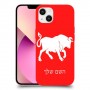 שור כיסוי מגן קשיח בעיצוב אישי עם השם שלך ל Apple iPhone 13 יחידה אחת סקרין מובייל