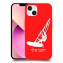 גלישת מפרש כיסוי מגן קשיח בעיצוב אישי עם השם שלך ל Apple iPhone 13 יחידה אחת סקרין מובייל