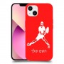 שחקן טניס כיסוי מגן קשיח בעיצוב אישי עם השם שלך ל Apple iPhone 13 יחידה אחת סקרין מובייל