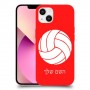 כדורעף - כדור כיסוי מגן קשיח בעיצוב אישי עם השם שלך ל Apple iPhone 13 יחידה אחת סקרין מובייל