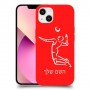 שחקן כדורעף כיסוי מגן קשיח בעיצוב אישי עם השם שלך ל Apple iPhone 13 יחידה אחת סקרין מובייל