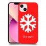 שלג כיסוי מגן קשיח בעיצוב אישי עם השם שלך ל Apple iPhone 13 יחידה אחת סקרין מובייל