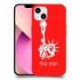 פסל החירות כיסוי מגן קשיח בעיצוב אישי עם השם שלך ל Apple iPhone 13 יחידה אחת סקרין מובייל