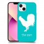 תרנגול כיסוי מגן קשיח בעיצוב אישי עם השם שלך ל Apple iPhone 13 יחידה אחת סקרין מובייל