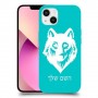 זאב כיסוי מגן קשיח בעיצוב אישי עם השם שלך ל Apple iPhone 13 יחידה אחת סקרין מובייל