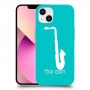 סקספון כיסוי מגן קשיח בעיצוב אישי עם השם שלך ל Apple iPhone 13 יחידה אחת סקרין מובייל