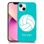 כדורעף - כדור כיסוי מגן קשיח בעיצוב אישי עם השם שלך ל Apple iPhone 13 יחידה אחת סקרין מובייל