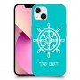 הגה - קפטן - ים כיסוי מגן קשיח בעיצוב אישי עם השם שלך ל Apple iPhone 13 יחידה אחת סקרין מובייל
