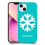 שלג כיסוי מגן קשיח בעיצוב אישי עם השם שלך ל Apple iPhone 13 יחידה אחת סקרין מובייל