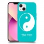 סמל יינג יאנג - סין כיסוי מגן קשיח בעיצוב אישי עם השם שלך ל Apple iPhone 13 יחידה אחת סקרין מובייל