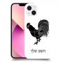 תרנגול כיסוי מגן קשיח בעיצוב אישי עם השם שלך ל Apple iPhone 13 יחידה אחת סקרין מובייל