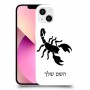 עקרב כיסוי מגן קשיח בעיצוב אישי עם השם שלך ל Apple iPhone 13 יחידה אחת סקרין מובייל