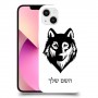 זאב כיסוי מגן קשיח בעיצוב אישי עם השם שלך ל Apple iPhone 13 יחידה אחת סקרין מובייל