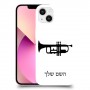 חצוצרה כיסוי מגן קשיח בעיצוב אישי עם השם שלך ל Apple iPhone 13 יחידה אחת סקרין מובייל