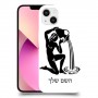 דלי כיסוי מגן קשיח בעיצוב אישי עם השם שלך ל Apple iPhone 13 יחידה אחת סקרין מובייל