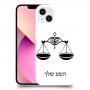 מאזניים כיסוי מגן קשיח בעיצוב אישי עם השם שלך ל Apple iPhone 13 יחידה אחת סקרין מובייל